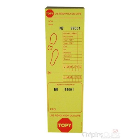 TICKETS TOPY REPARATION au mille