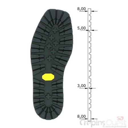 SEMELLES VIBRAM 1220 T35/48