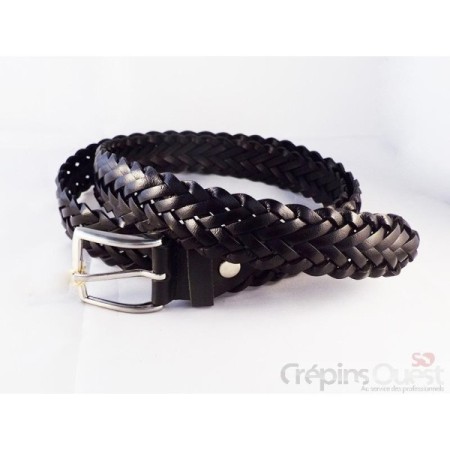 CEINTURE CUIR TRESSEE