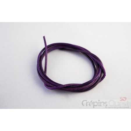 LACET CUIR ROND ( La Pre)