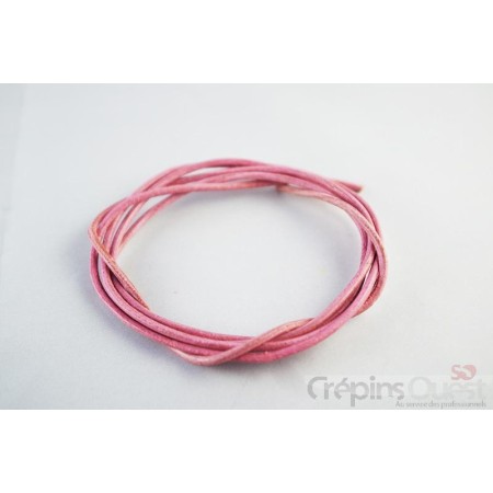 LACET CUIR ROND ( La Pre)