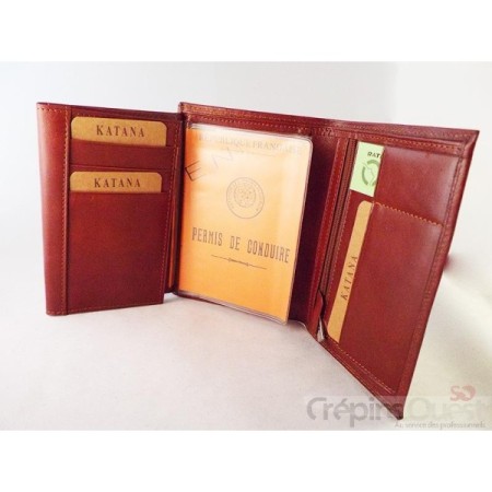 PORTEFEUILLE CUIR KATANA 353019