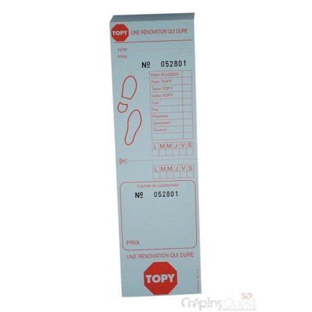 TICKETS TOPY REPARATION au mille