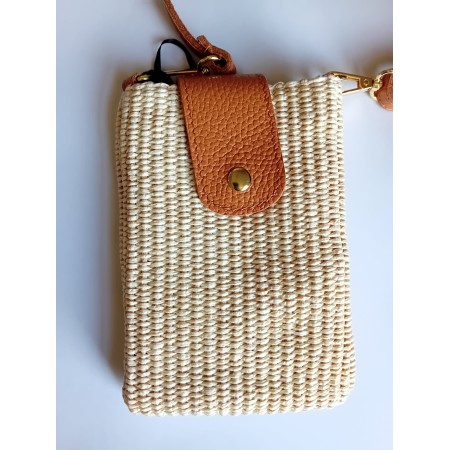 POCHETTE PORTABLE D3204 RAPHIA