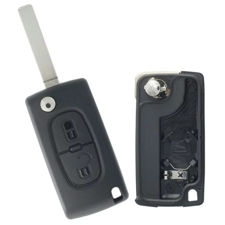 COQUE COMPATIBLE PEUGEOT/CITROEN 2 BOUTONS