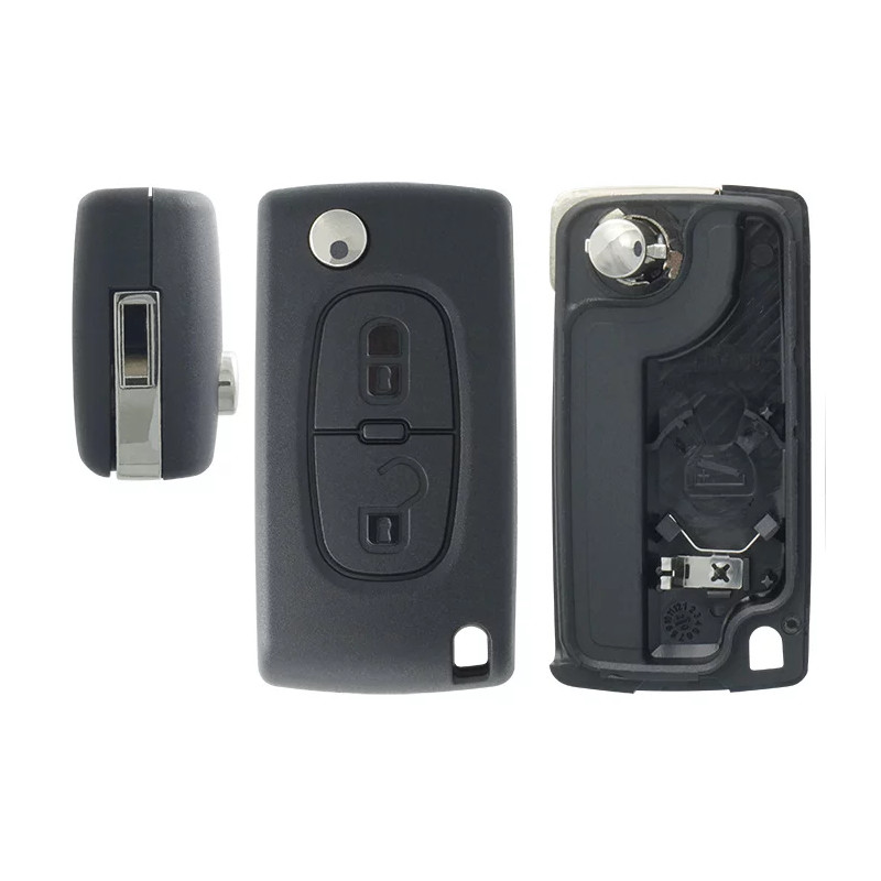 COQUE COMPATIBLE PEUGEOT/CITROEN 2 BOUTONS