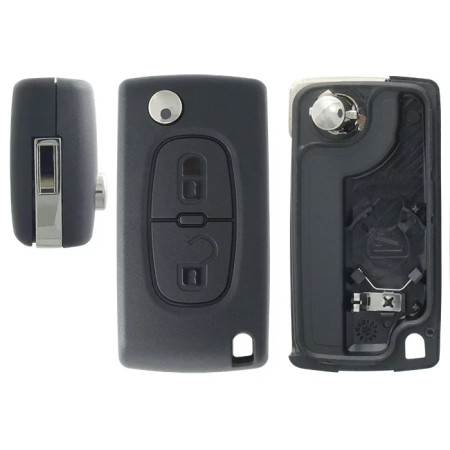 COQUE COMPATIBLE PEUGEOT/CITROEN 2 BOUTONS