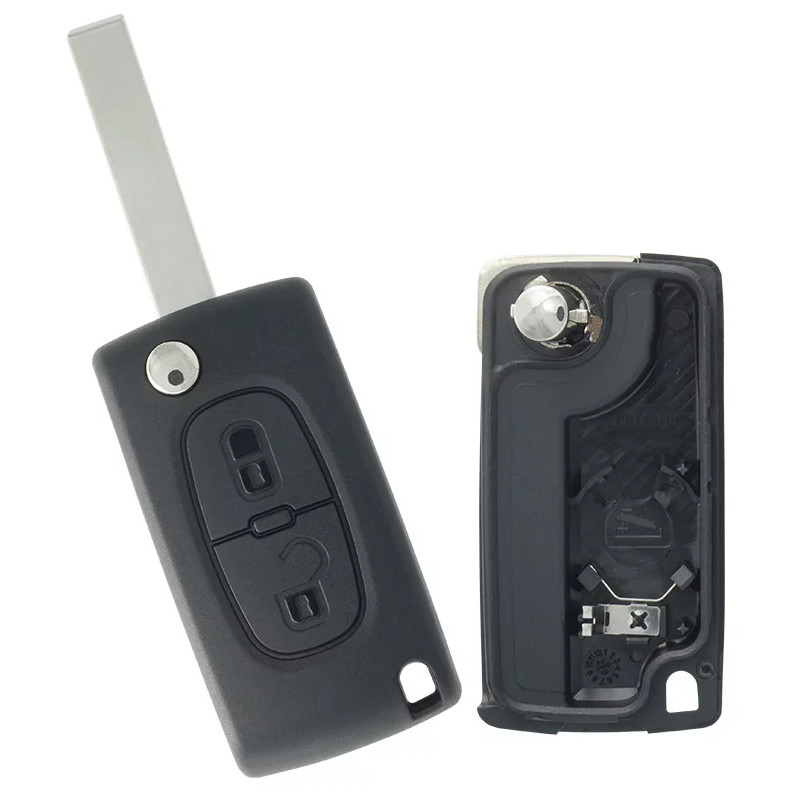 COQUE COMPATIBLE PEUGEOT/CITROEN 2 BOUTONS