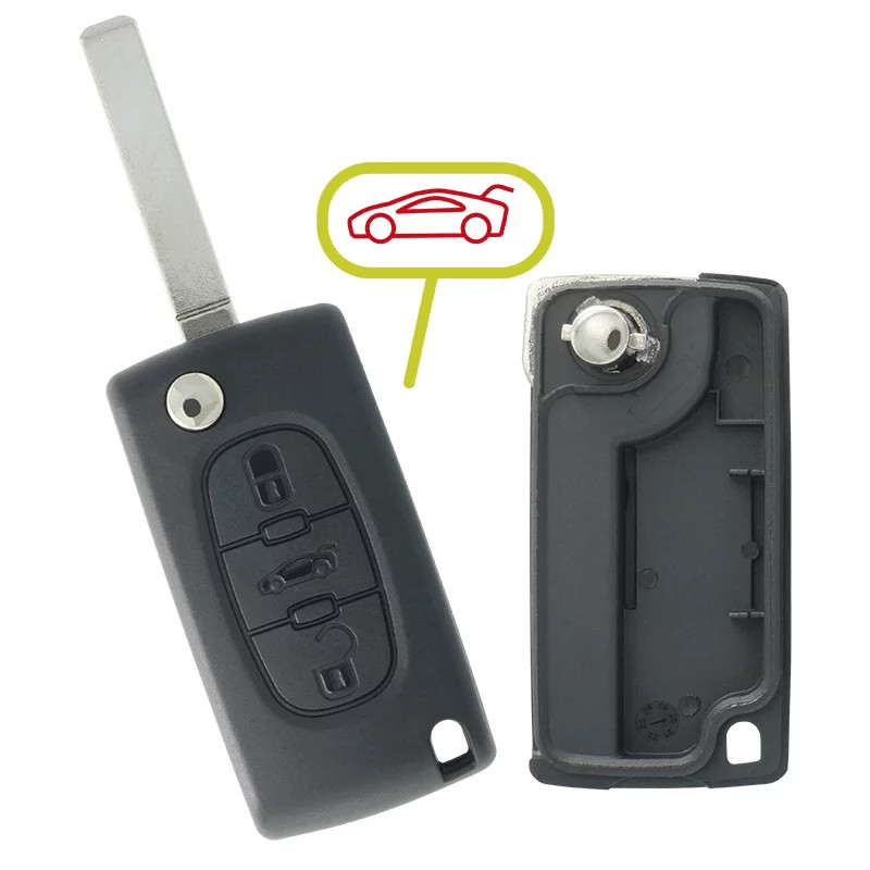 COQUE COMPATIBLE PEUGEOT CITROEN 3 BOUTONS