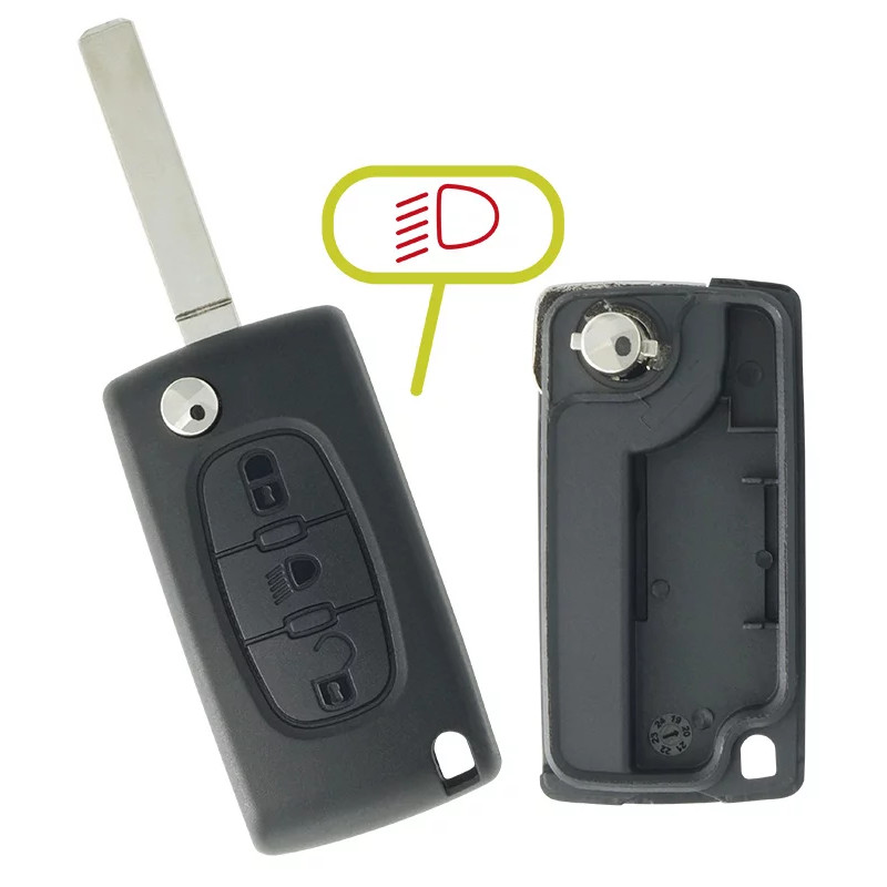 COQUE COMPATIBLE PEUGEOT/CITROEN 3 BOUTONS