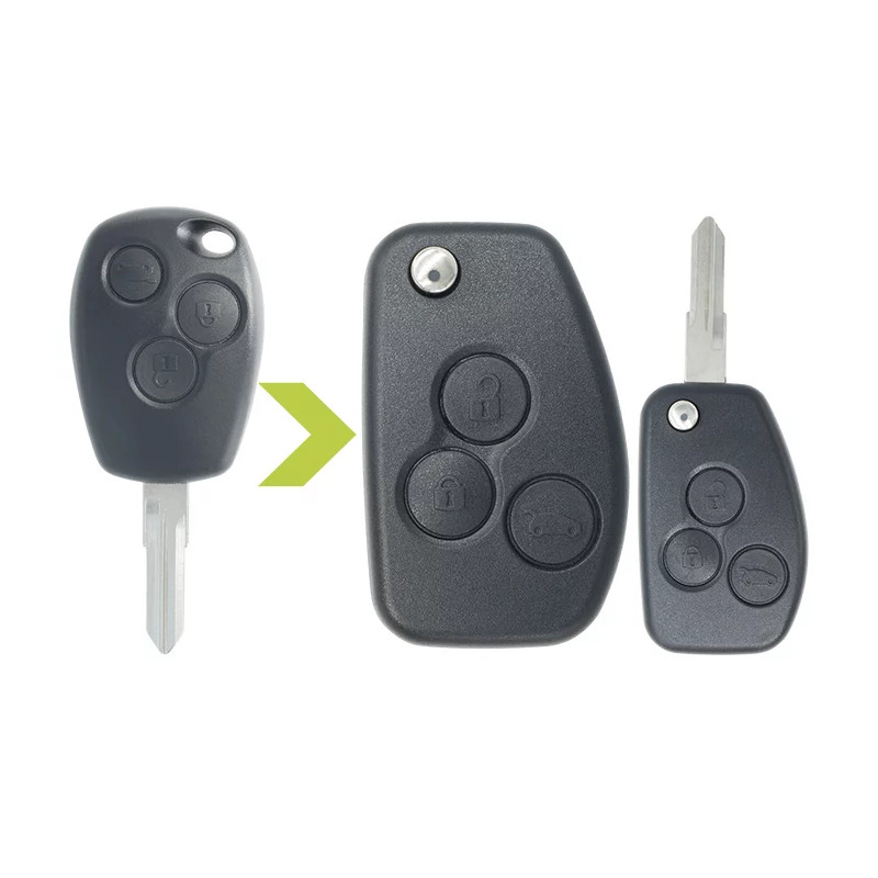 COQUE DE CLES DACIA MODIFIEE