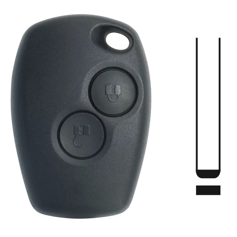 COQUE COMPATIBLE RENAULT 2 BOUTONS