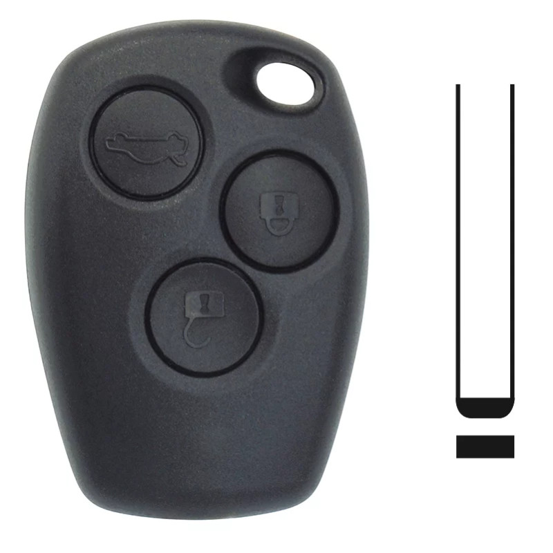 COQUE COMPATIBLE RENAULT 3 BOUTONS