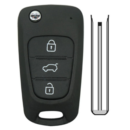 COQUE HYUDAI KIA 3 BOUTONS COMPATIBLE