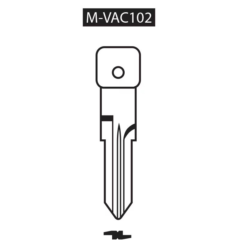 EBAUCHE POUR CLE VAC102