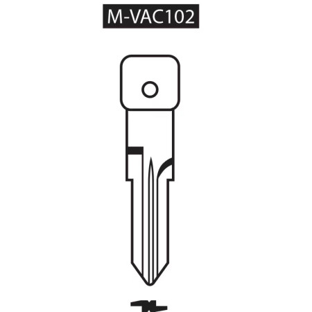EBAUCHE POUR CLE VAC102