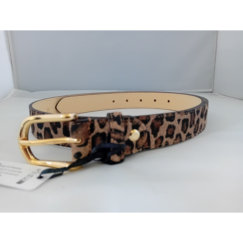 CEINTURE CUIR FEMME 2230 LEOPARD