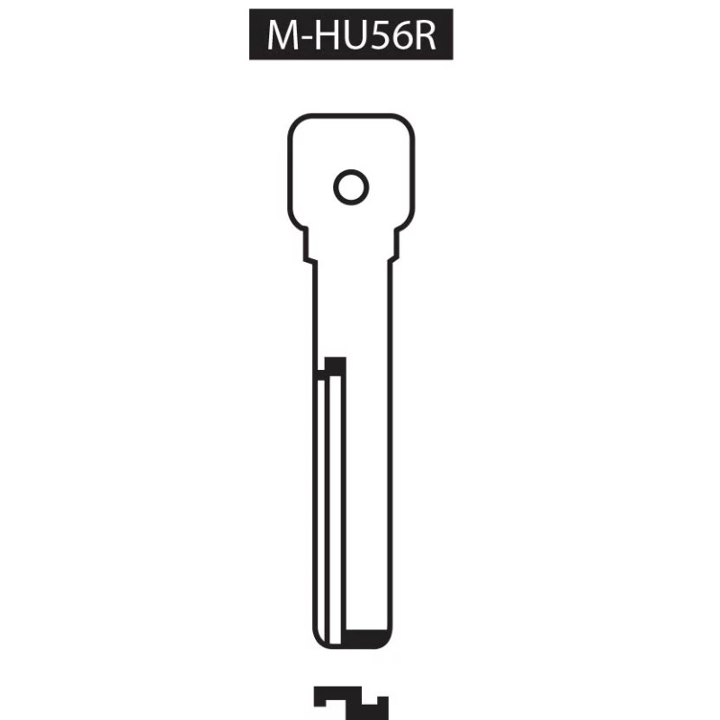 Ebauche pou cle a transpondeur