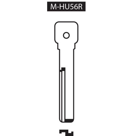 Ebauche pou cle a transpondeur