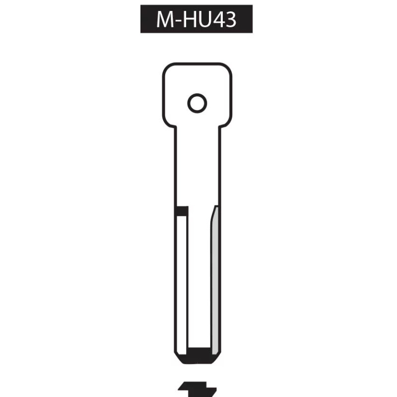 ebauche pour cle hu43