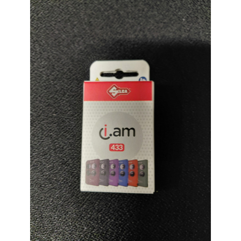 TELECOMMANDE  I AM 433 BTE DE 12PCS COUL ASSORTIES