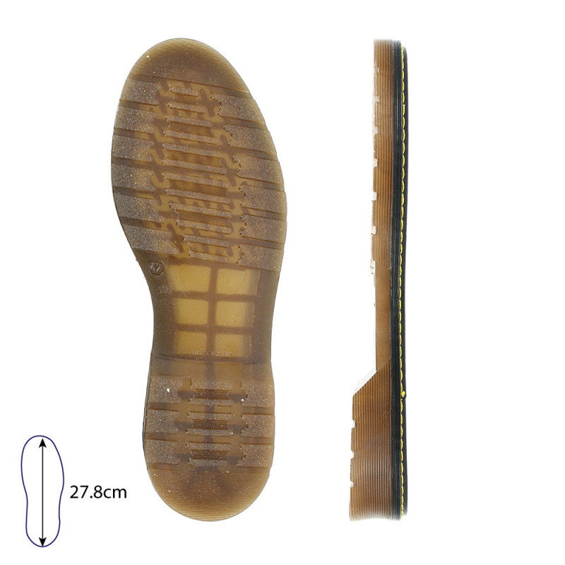 SEMELLE TRANSPARENTE DOC MARTEENS COUTURE JAUNE 35/46