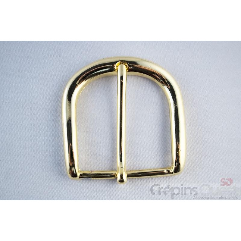 BOUCLE CEINTURE ARRONDIE 30mm Doré