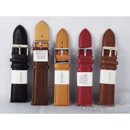 BRACELETS MONTRE CUIR GT 22mm - +