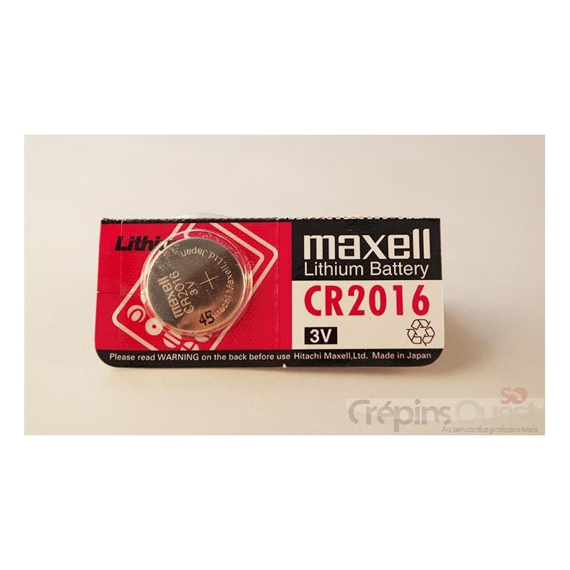 PILES CR2016 20,0 x 1,6 mm 75mAH