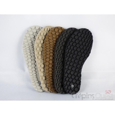 CROCO 4 mm PLAQUE 98x64 NOIR/TOGO